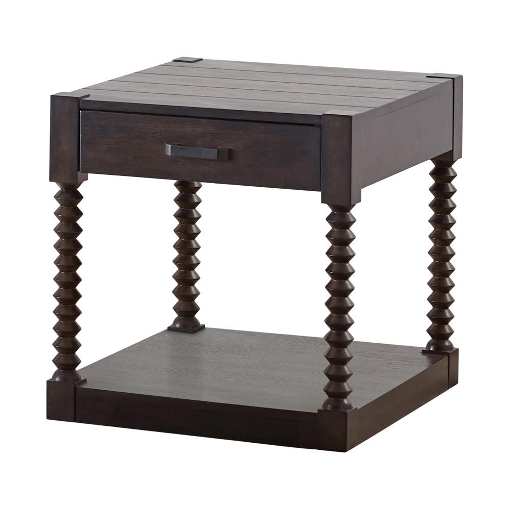 Christine 1-drawer End Table Coffee Bean - What A Room