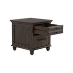 Storage End Table with 1-basket Weathered Burnish Brown - What A Room