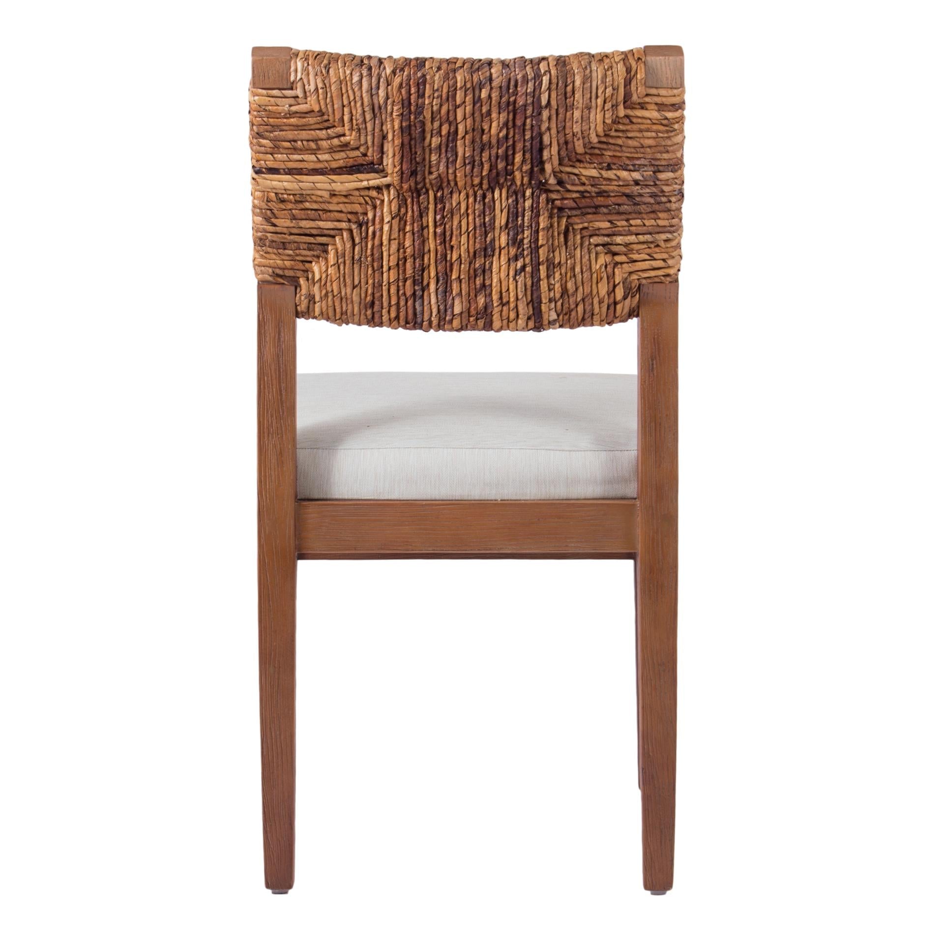 Lyon Abaca Dining Side Chair - What A Room