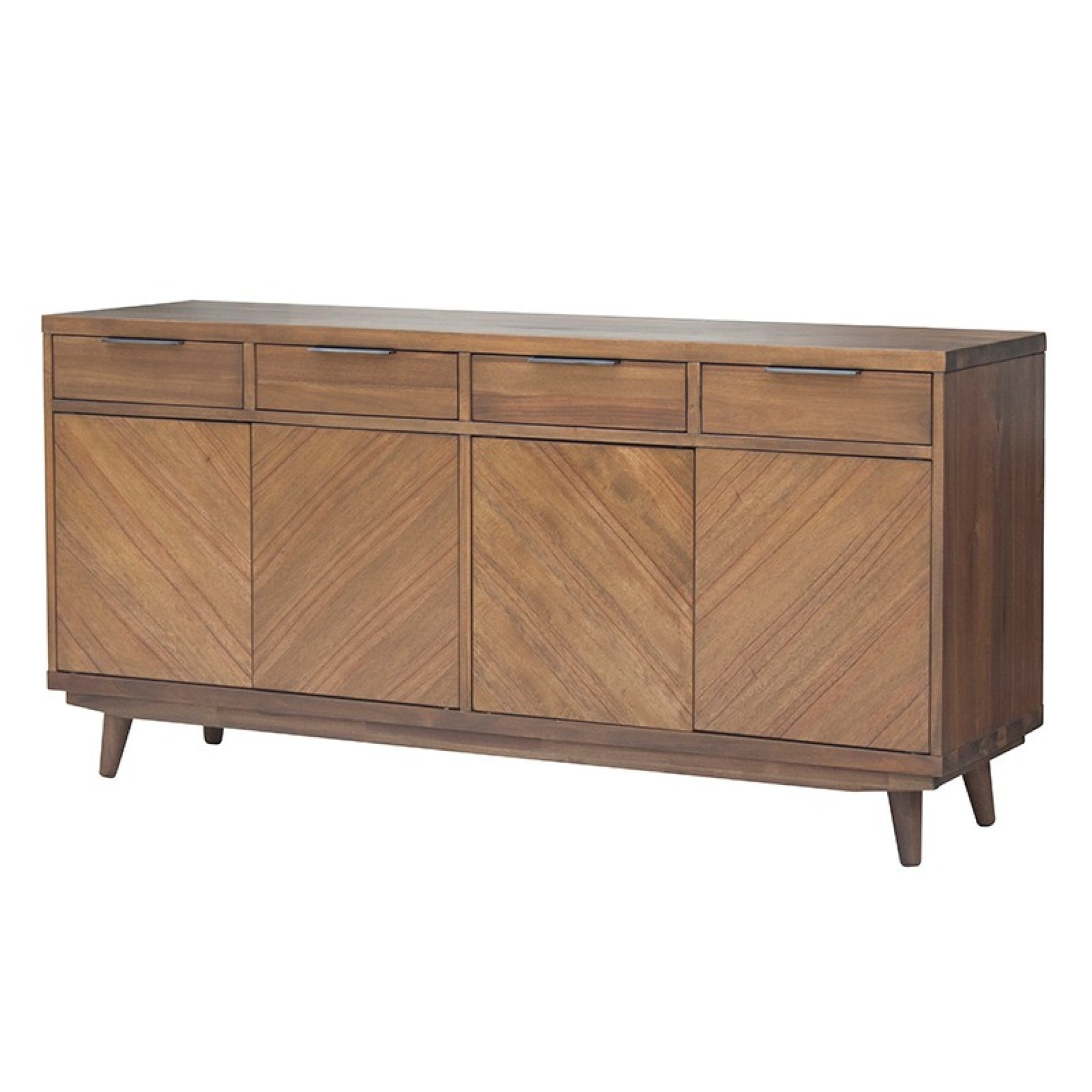 Piero Chevron Buffet 4 Drawers + 4 Doors - What A Room
