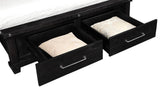Yosemite Solid Wood Footboard Storage Bed in Cafe - What A Room