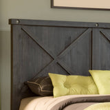 Yosemite Solid Wood Panel Bed in Café - What A Room