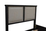 Yosemite Upholstered Panel Bed in Café - What A Room