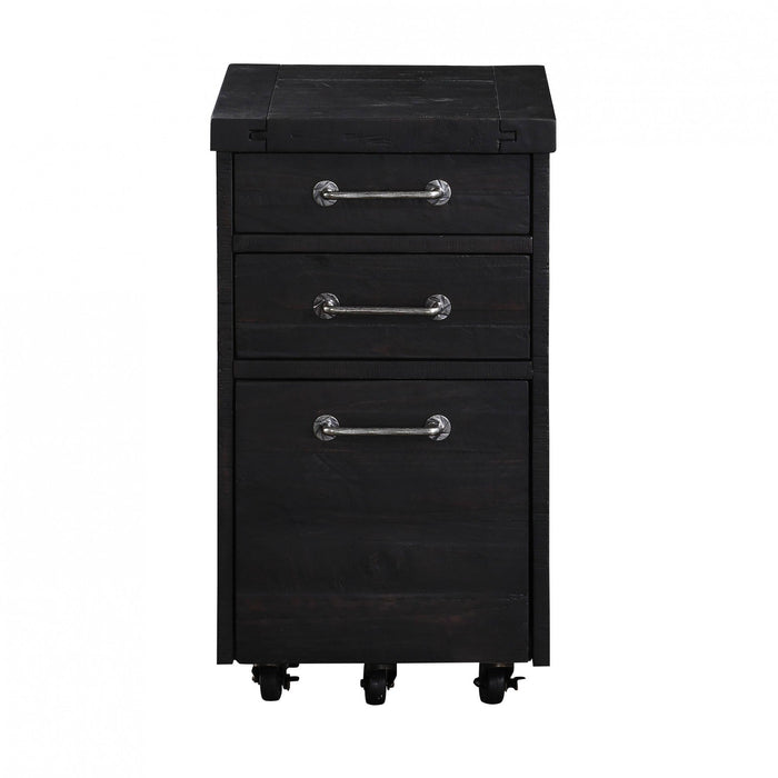 Yosemite Solid Wood Rollling File Cabinet - What A Room