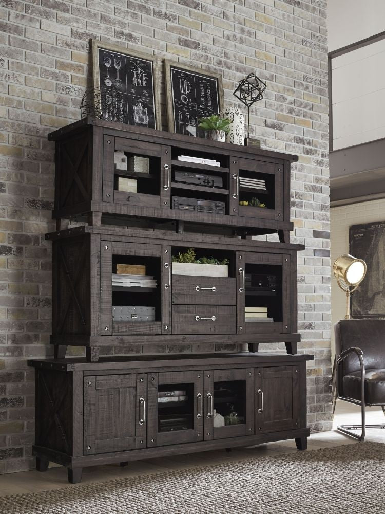 Yosemite Solid Wood Four Door Media Console - What A Room