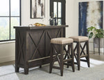 Yosemite Solid Wood Upholstered Bar Stool - What A Room