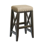 Yosemite Solid Wood Upholstered Bar Stool - What A Room