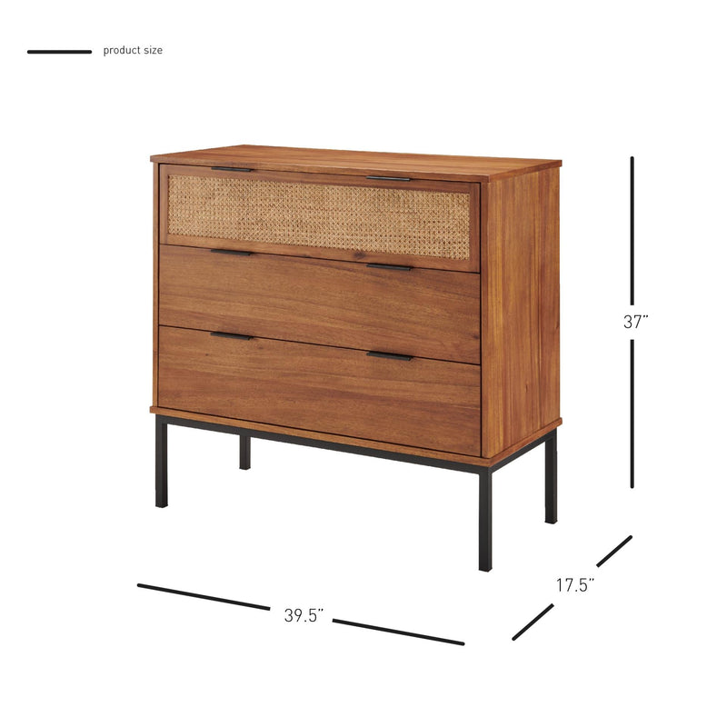 Caine Rattan Chest 3 Drawers - What A Room