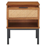Caine Rattan Night Stand/ Side Table - What A Room