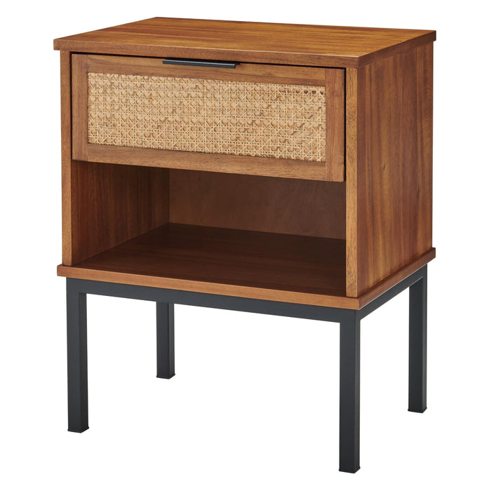Caine Rattan Night Stand/ Side Table - What A Room