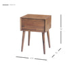 Henley KD Night Stand/ Side Table Wooden Legs - What A Room
