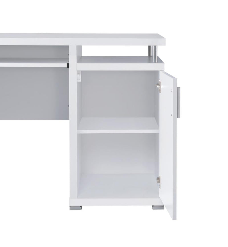 Tracy 2-drawer Computer Desk White - What A Room