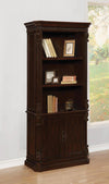 3-tier Bookcase with Storage Base Rich Brown - What A Room