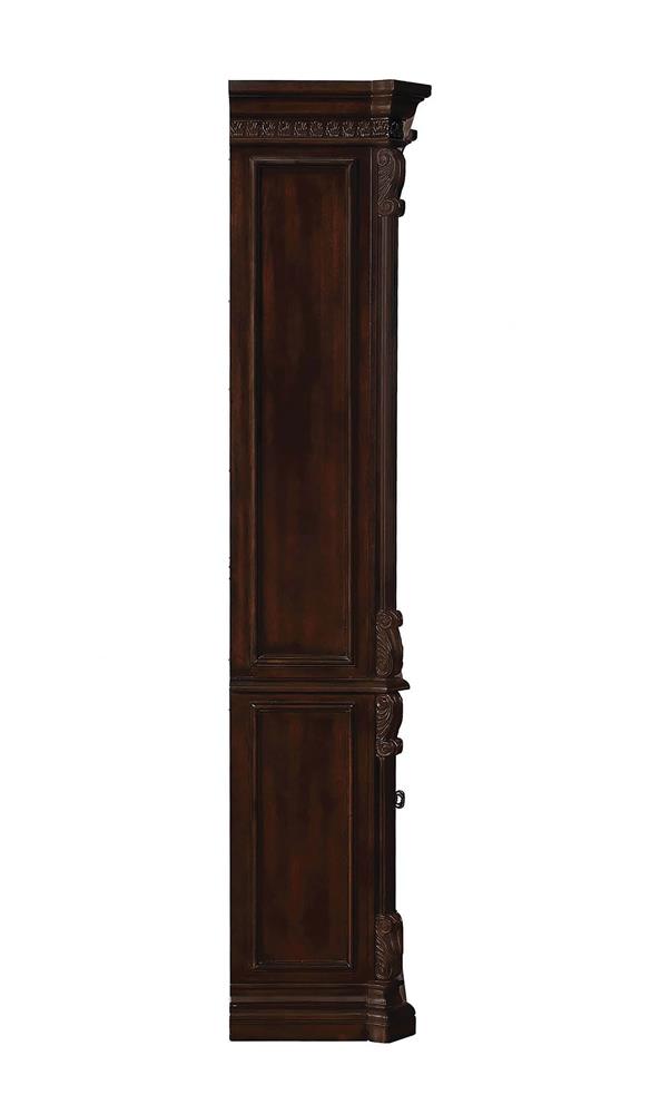 3-tier Bookcase with Storage Base Rich Brown - What A Room