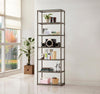 Carmelo 6-shelf Bookcase Black Nickel - What A Room