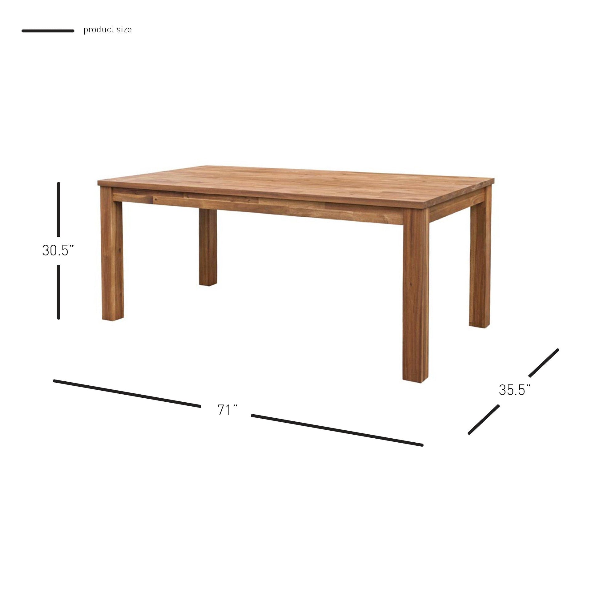Tiburon 71" Dining Table - What A Room