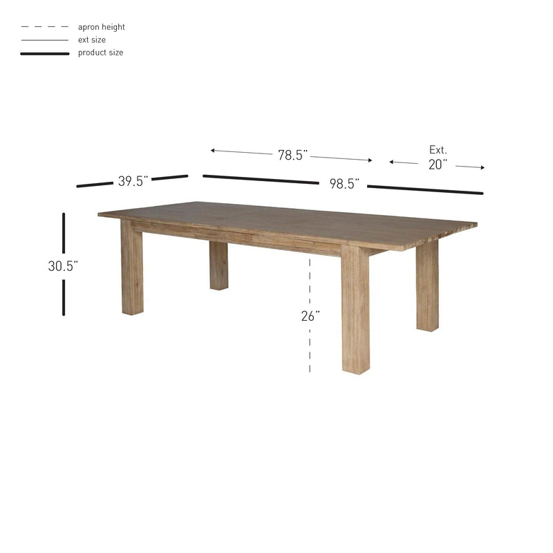 Bedford Butterfly Dining Table w/ 20" Ext. - What A Room