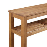 Tiburon Console with Shelf KD - What A Room