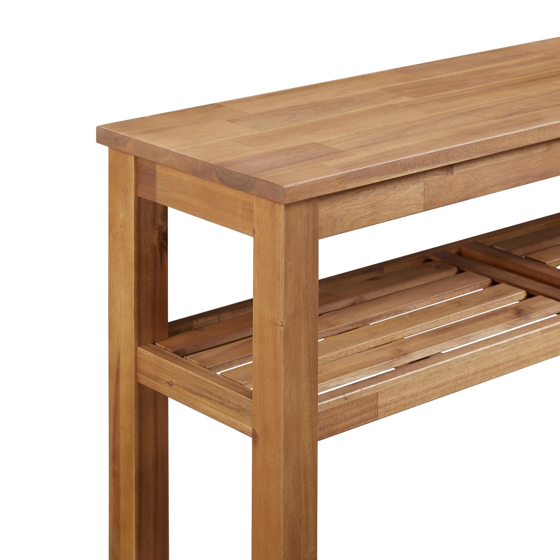 Tiburon Console with Shelf KD - What A Room