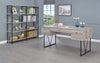Analiese 4-drawer Writing Desk Grey Driftwood - What A Room
