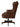 Adjustable Height Office Chair Brown and Dark Cherry - What A Room