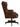 Adjustable Height Office Chair Brown and Dark Cherry - What A Room
