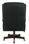 Upholstered Office Chair with Casters Black and Dark Cherry - What A Room