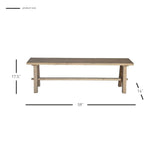 Bedford 59" Bench "A" Base - What A Room