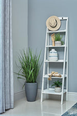 5-tier Ladder Bookcase White - What A Room