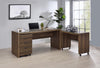 Luetta 59-inch Rectangular Writing Desk Aged Walnut - What A Room