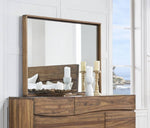 Ocean Solid Wood Floating Glass Mirror - What A Room