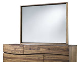 Ocean Solid Wood Floating Glass Mirror - What A Room