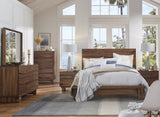 Ocean Solid Wood Platform Bed in Natural Sengon - What A Room