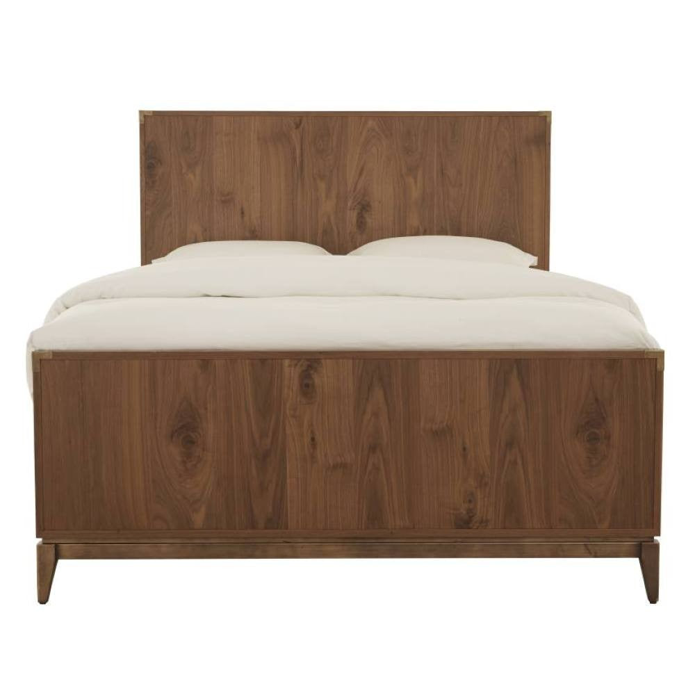 Adler Panel Bed in Natural Walnut - What A Room