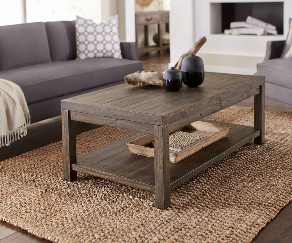 Craster Reclaimed Wood Rectangular Coffee Table - What A Room