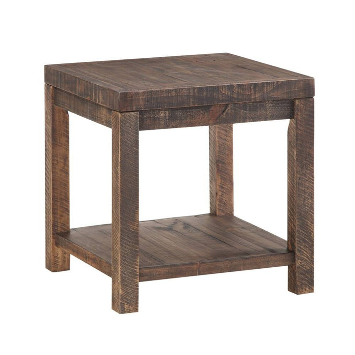 Craster Reclaimed Wood Square Side Table - What A Room