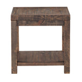 Craster Reclaimed Wood Square Side Table - What A Room
