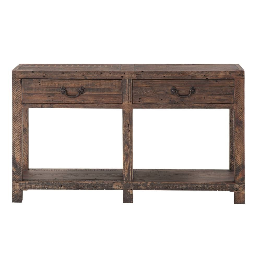 Craster Reclaimed Wood Console Table - What A Room