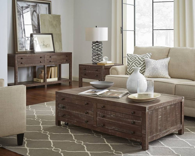 Townsend Solid Wood Castered Coffee Table - What A Room