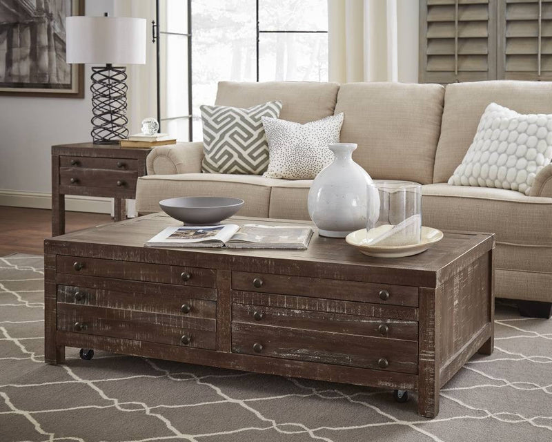 Townsend Solid Wood Castered Coffee Table - What A Room