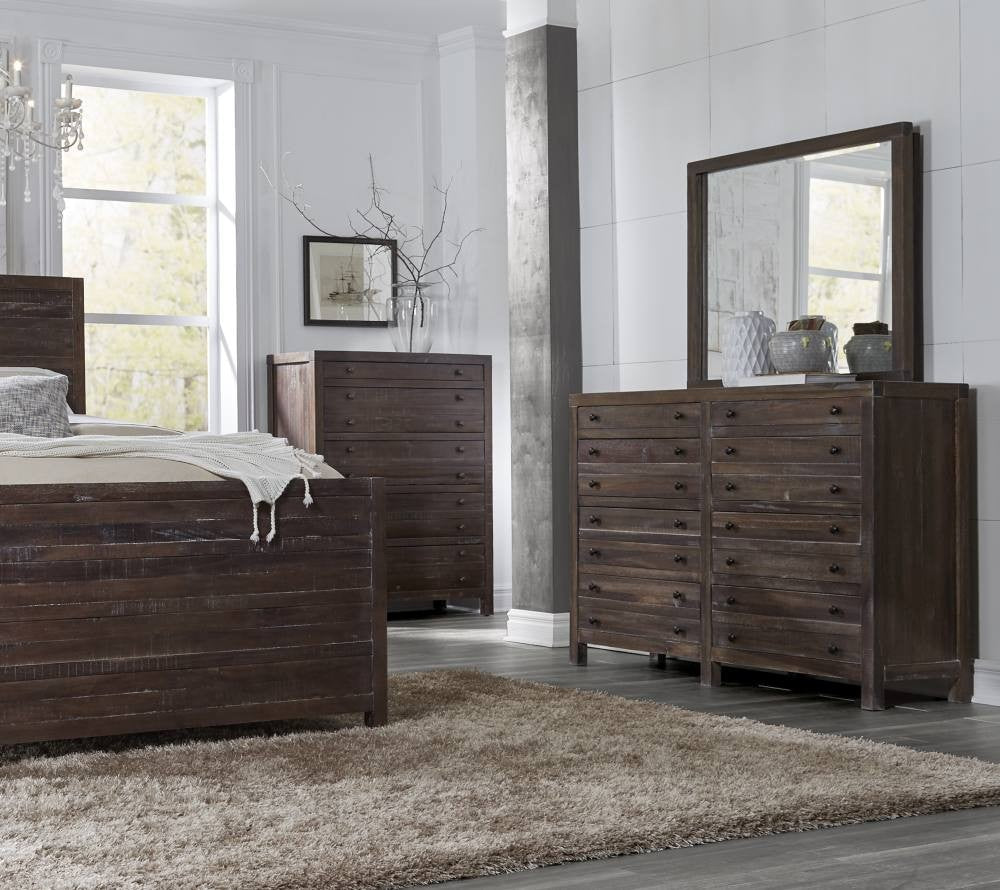 Townsend Solid Wood Beveled Glass Mirror - What A Room