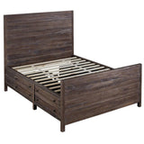 Townsend Solid Wood Storage Bed in Java - What A Room