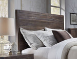 Townsend Solid Wood Panel Bed in Java - What A Room