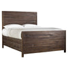 Townsend Solid Wood Panel Bed in Java - What A Room