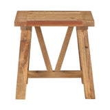 Harby Reclaimed Wood Square Side Table - What A Room