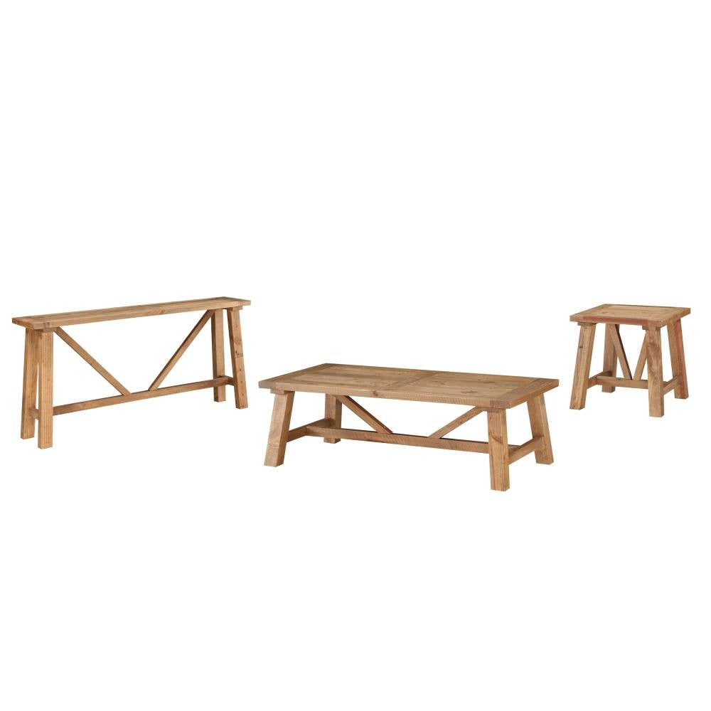 Harby Reclaimed Wood Square Side Table - What A Room
