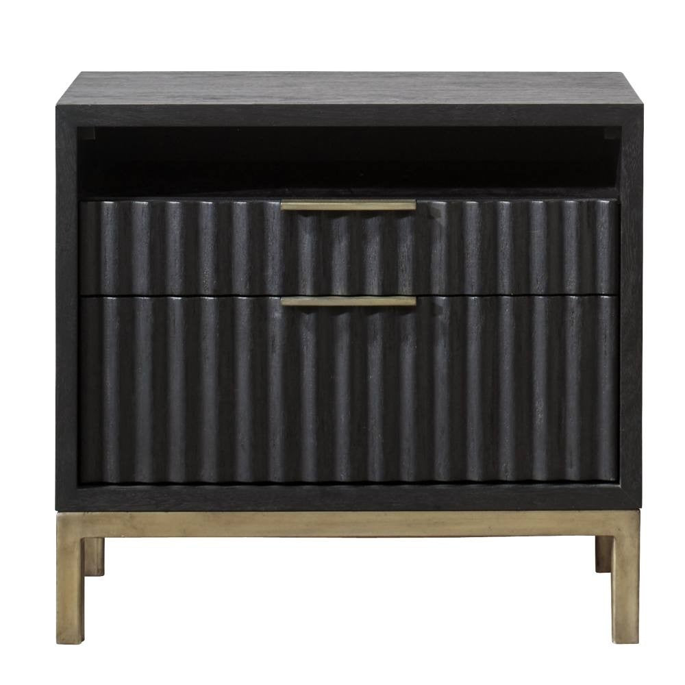 Kentfield Solid Wood Two Drawer Nightstand - What A Room