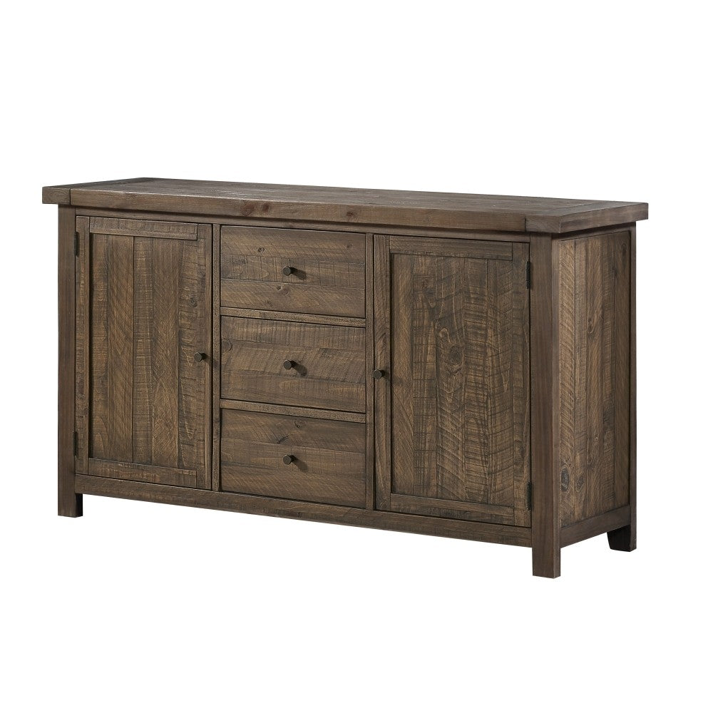 Autumn Solid Wood Three Drawer Two Door Sideboard - What A Room