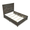 Townsend Solid Wood Low-Profile Bed in Gunmetal - What A Room