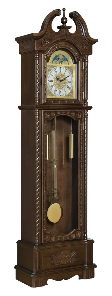 Grandfather Clock with Chime Golden Brown - What A Room